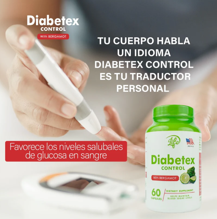Diabetex Control - Suplemento Natural 60 Capsulas