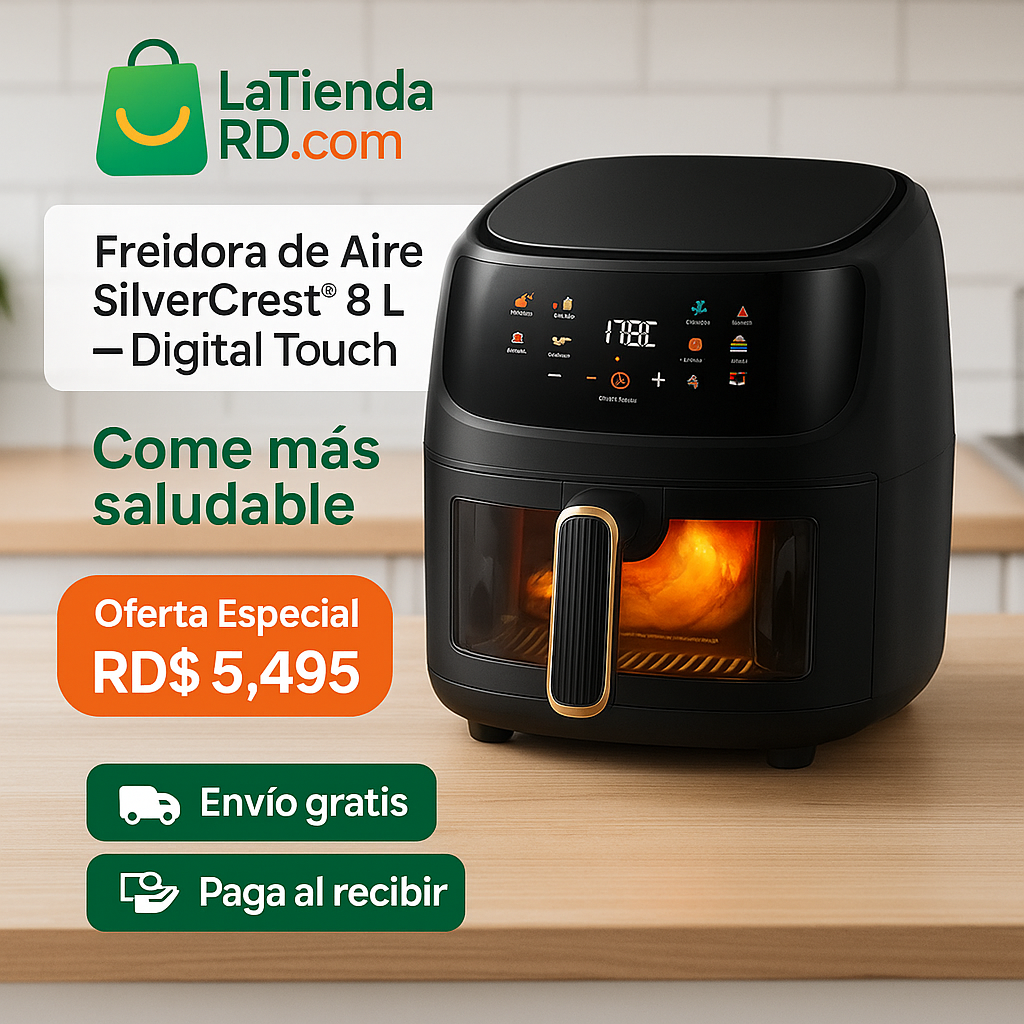 Freidora de Aire SilverCrest® 8 L – Digital Touch