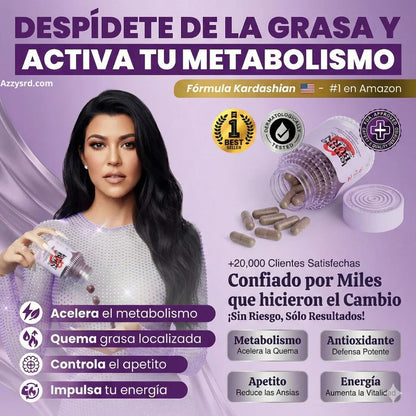 LEMME BURN™: Suplemento líder en Amazon para el apoyo del metabolismo y la reducción de grasa